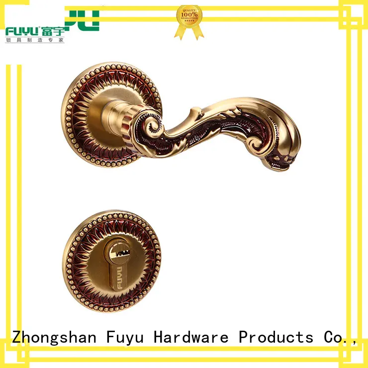 FUYU gold door handles for sale for toilet 1