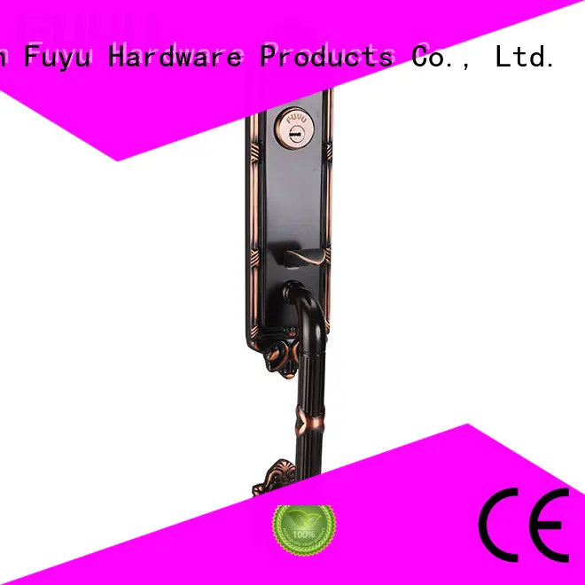 FUYU durable brass mortice lock with latch for home 1
