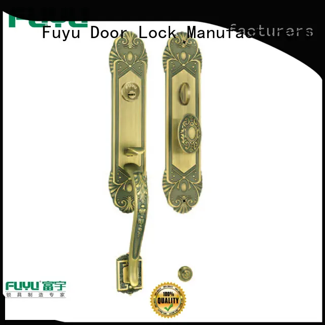 durable brass bathroom door handles with lock style with latch for shop 1