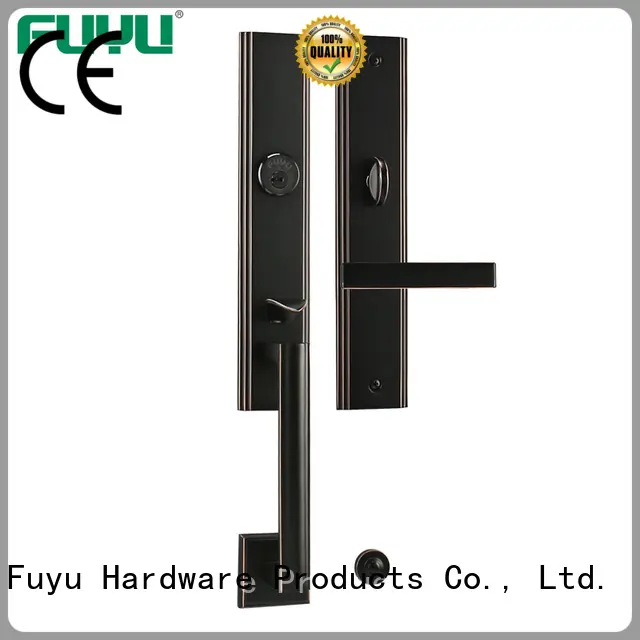 durable brass bathroom door handles with lock lever on sale for shop 1