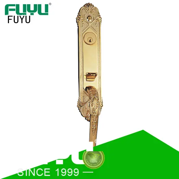 durable door handle lock steel with latch for shop 1