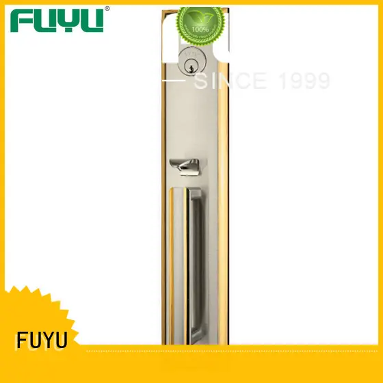 FUYU steel simple door lock with latch for entry door 1