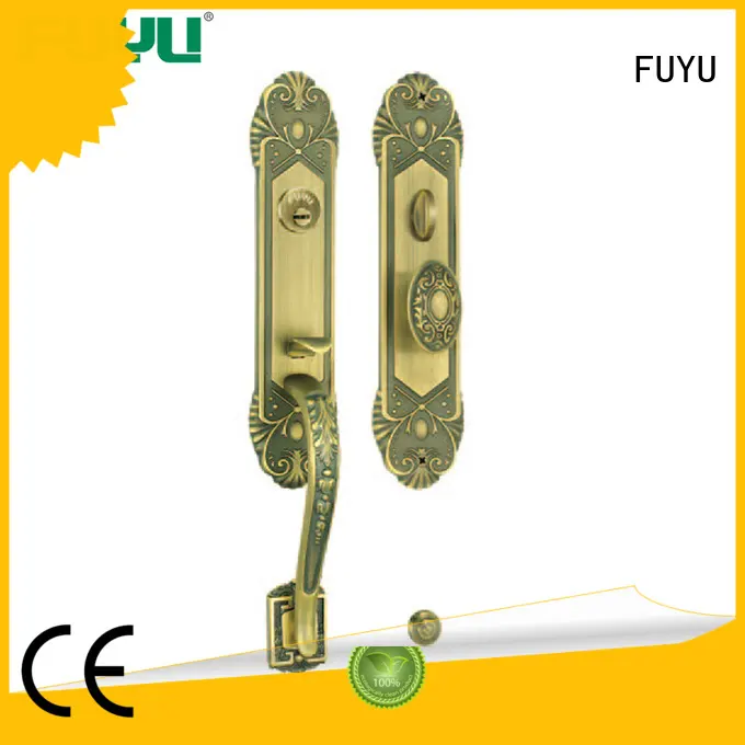 FUYU grip handle door lock manufacturer for wooden door 1