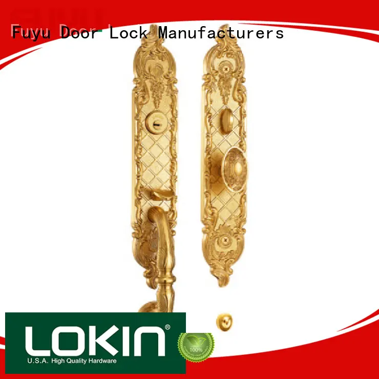 FUYU custom grip handle door lock manufacturer for mall 1