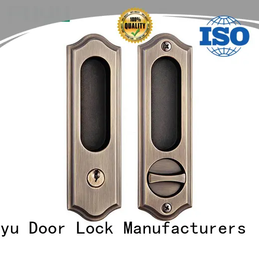 FUYU timber zinc alloy door lock on sale for entry door 1