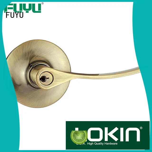 FUYU branded zinc alloy mortise handle door lock meet your demands for indoor 1