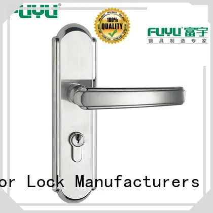 FUYU ss modern door locks with international standard for mall 1