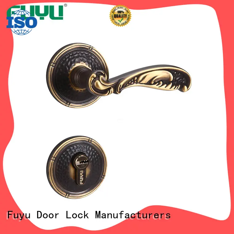 FUYU enter anti theft door lock with latch for shop 1