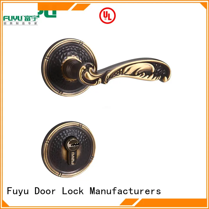 FUYU high security external door lock manufacturer for mall 1