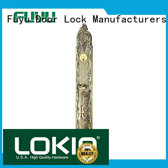 FUYU custom zinc alloy mortise handle door lock with latch for indoor 1