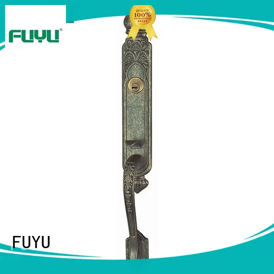FUYU quality customized zinc alloy door lock with latch for shop 1
