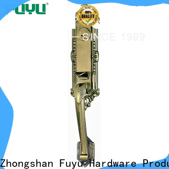 FUYU plain zinc alloy entrance door lock on sale for indoor 1