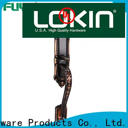 high security bronze door lock handle with latch for wooden door 1