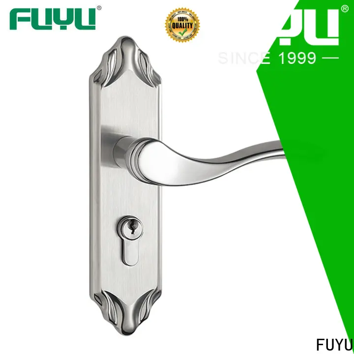 FUYU mortise lock handle on sale for shop 1