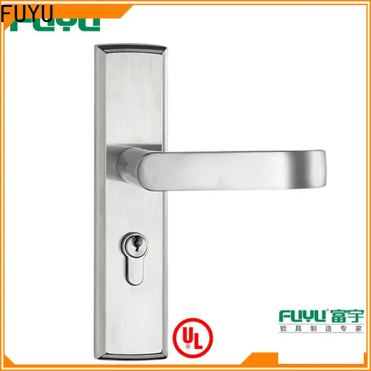 FUYU knob stainless door lock extremely security for shop 1