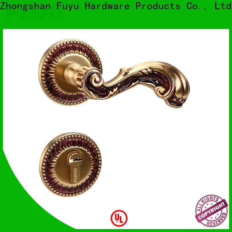 FUYU high security brass rosettes for sale for wooden door 1