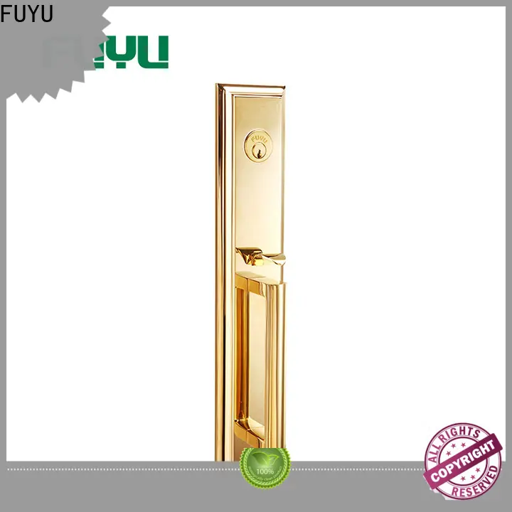 FUYU products brass mortise lock with latch for shop 1