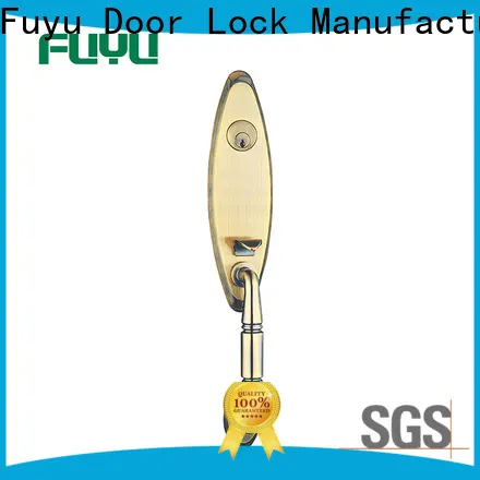 FUYU year bathroom door handle with lock with latch for mall 1