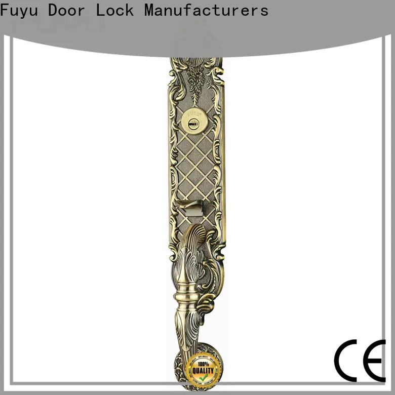 FUYU oem zinc alloy villa door lock on sale for shop 1