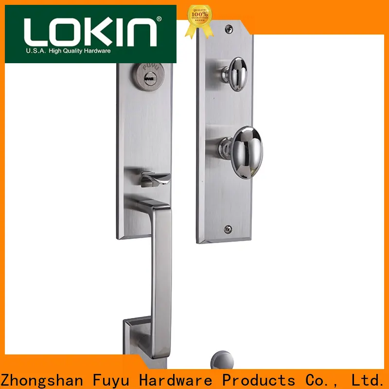 FUYU security stainless steel lock with international standard for wooden door 1