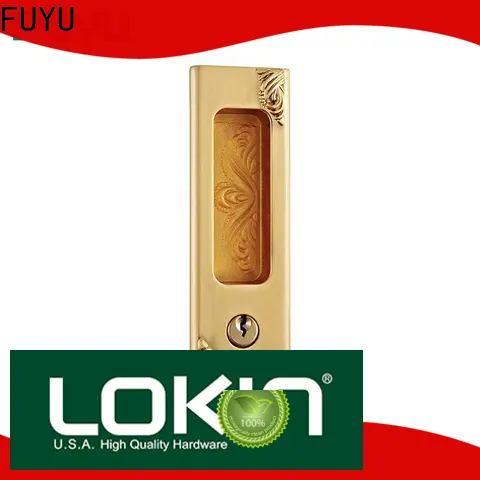 FUYU high security aluminium sliding door locks manufacturer for shop 1
