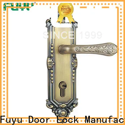 FUYU design bathroom door handle with lock on sale for shop 1