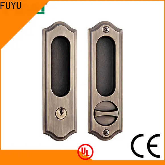 FUYU wood zinc alloy door lock for wood door on sale for shop 1