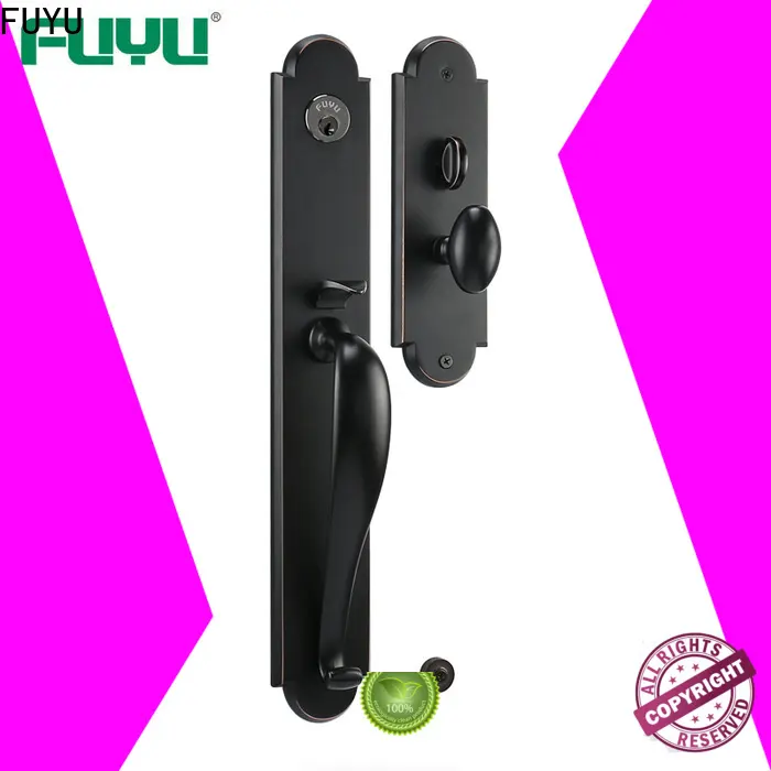 FUYU external customized zinc alloy door lock meet your demands for entry door 1