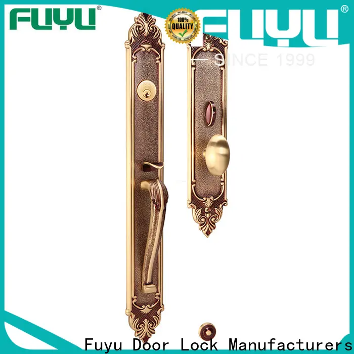 FUYU grip handle door lock supplier for shop 1