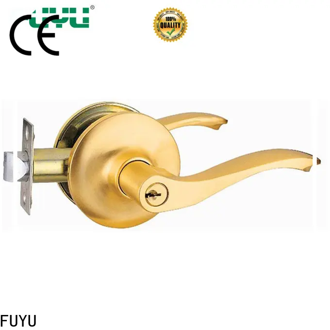 FUYU lever handle door lock with international standard for wooden door 1