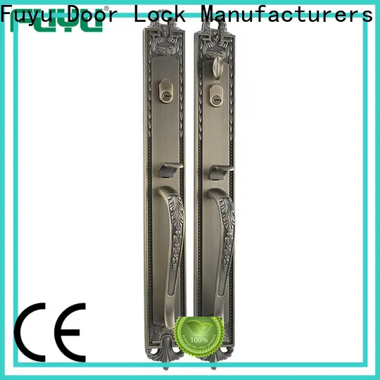 FUYU custom zinc alloy handle door lock on sale for indoor 1