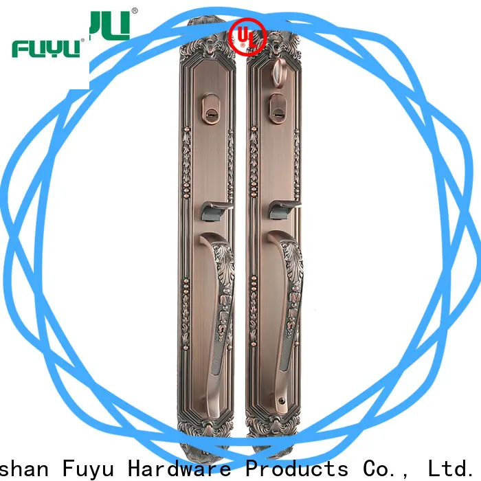 FUYU turn zinc alloy entry door lock with latch for shop 1