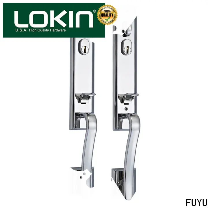 FUYU locks stainless steel sliding door lock on sale for wooden door 1