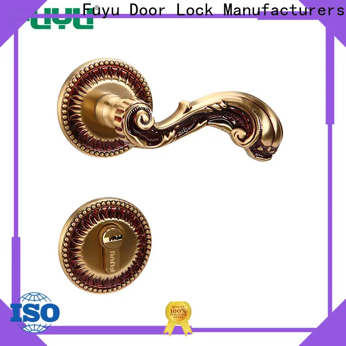 oem wholesale brass door lock lever on sale for wooden door 1