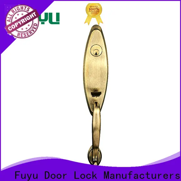 FUYU plate customized zinc alloy door lock with latch for indoor 1