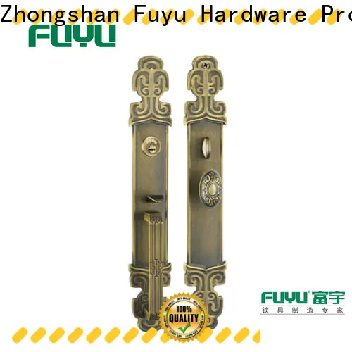 FUYU high -tech custom brass door lock on sale for shop 1