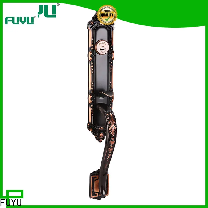 FUYU custom custom brass door lock with latch for residential 1