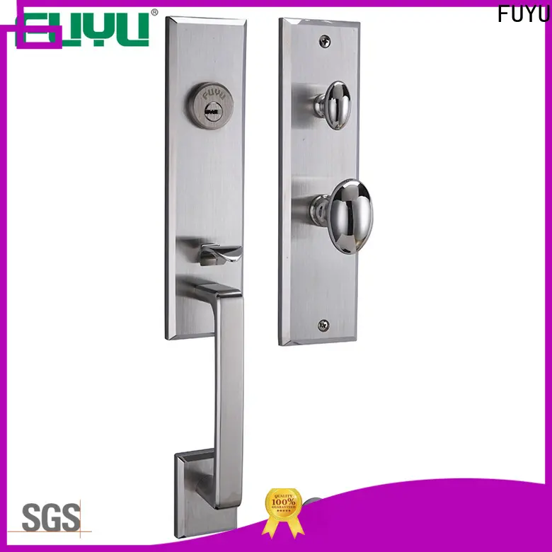 FUYU cylinder wholesale stainless steel door lock with international standard for wooden door 1