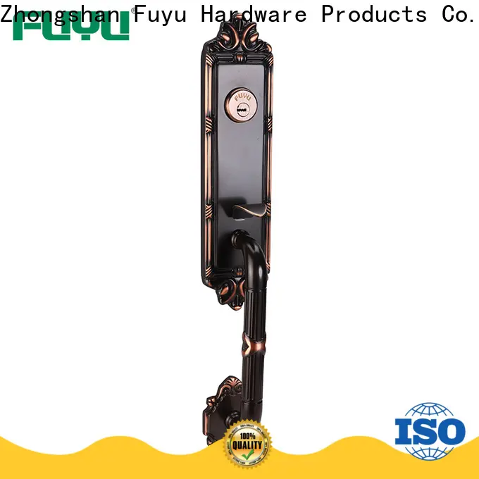 FUYU grip handle door lock supplier for mall 1