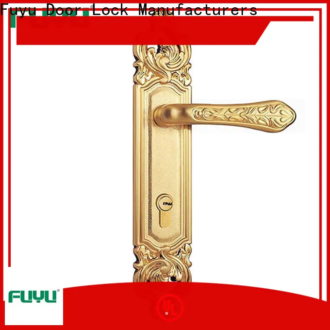 FUYU custom zinc alloy handle door lock meet your demands for mall 1