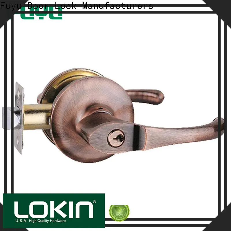 FUYU cylindrical lever locks with international standard for entry door 1