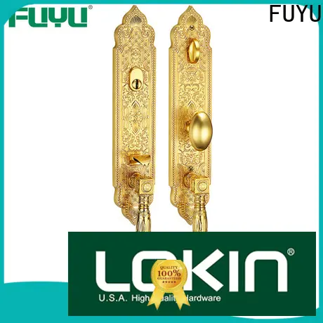 FUYU cylinder bathroom door handle with lock meet your demands for mall 1