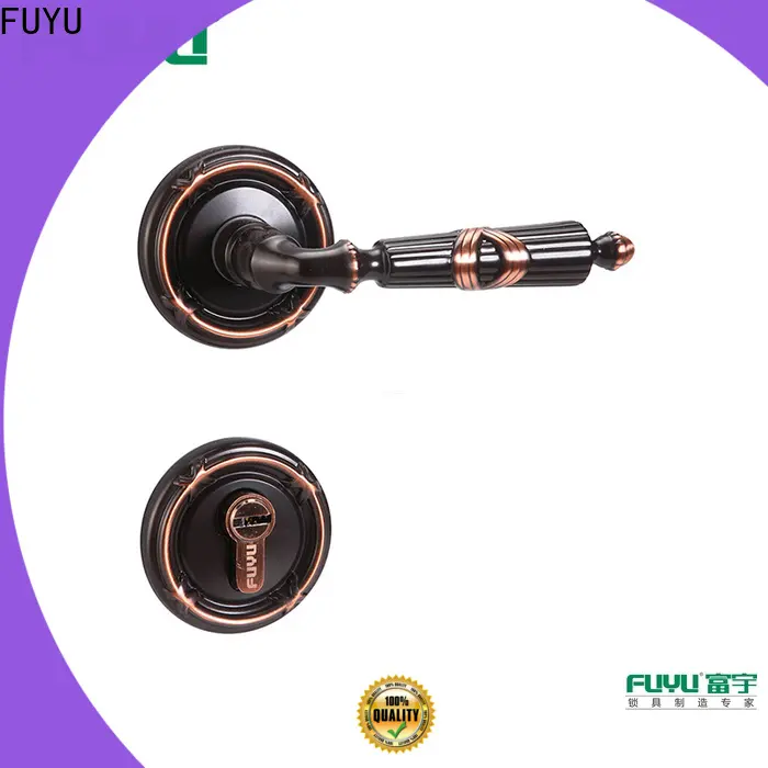 FUYU rose handle lock supplier for mall 1