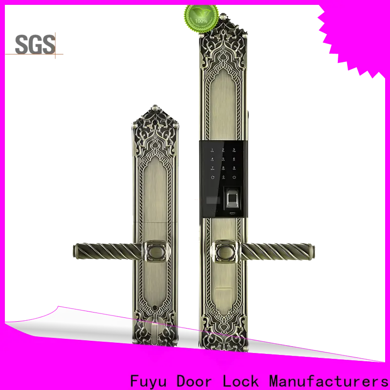 custom electronic front door lock extremely security for wooden door 1