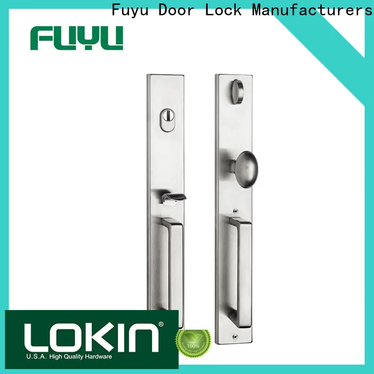 FUYU custom grip handle door lock supplier for shop 1