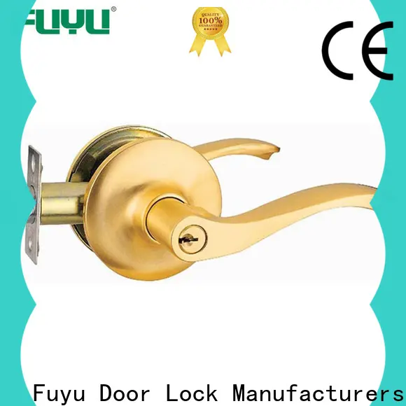 FUYU casting zinc alloy villa door lock with latch for entry door 1