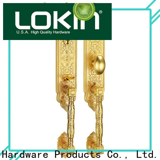 FUYU diecasting zinc alloy grip handle door lock with latch for indoor 1