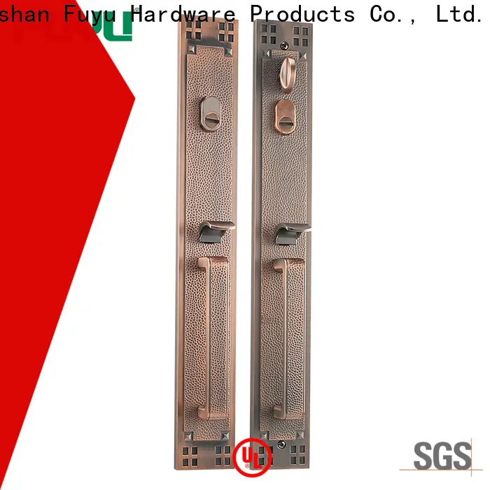 FUYU custom zinc alloy door lock wholesale with latch for mall 1