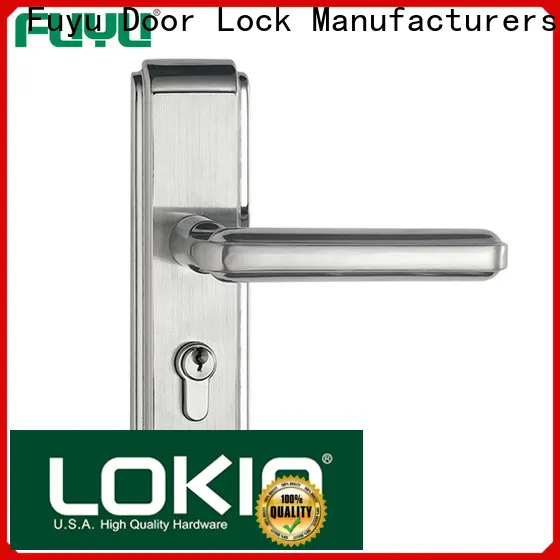 custom panel lever handle door lock with international standard for wooden door 1