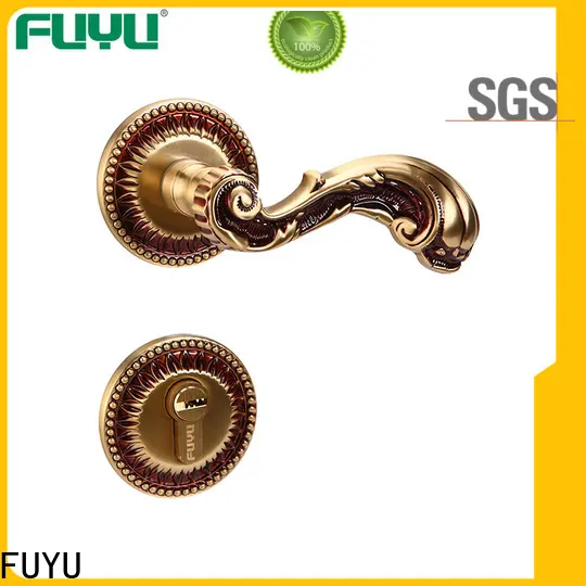 FUYU best security door handle lock supplier for wooden door 1